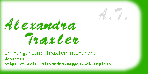 alexandra traxler business card